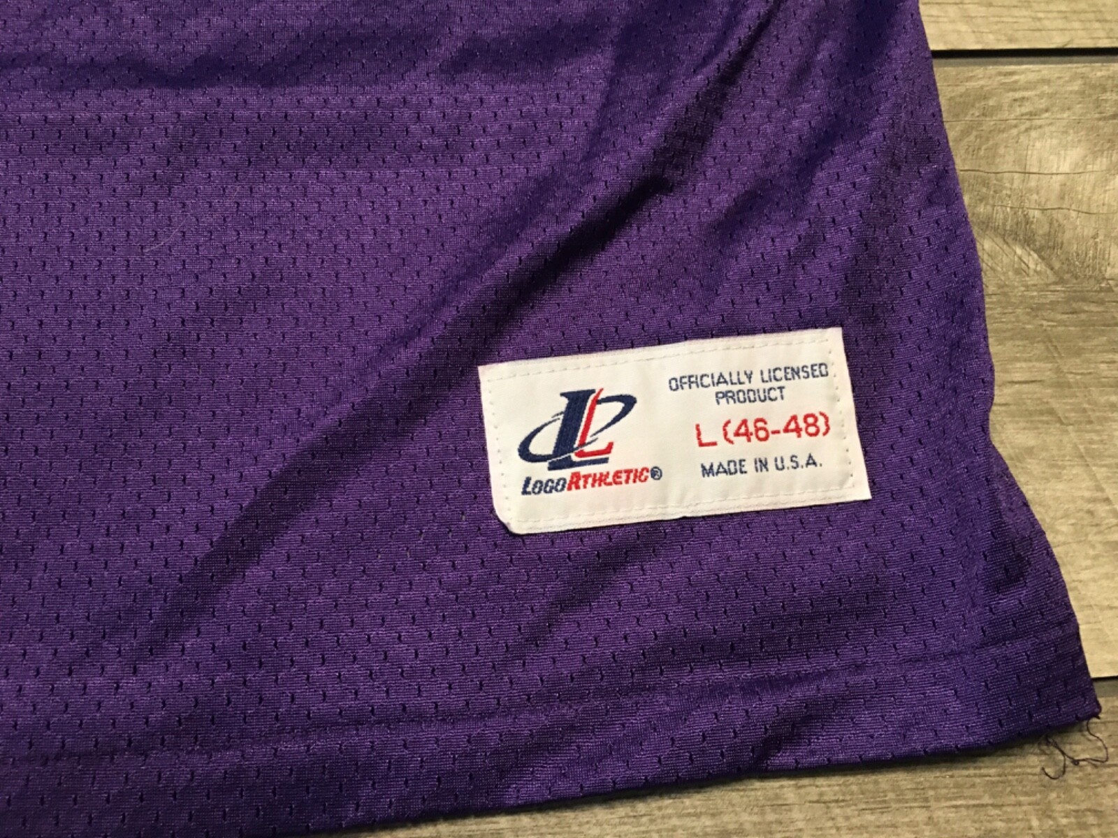Vintage Logo Athletic Jack Del Rio Mens Minnesota Vikings Football Jersey Large