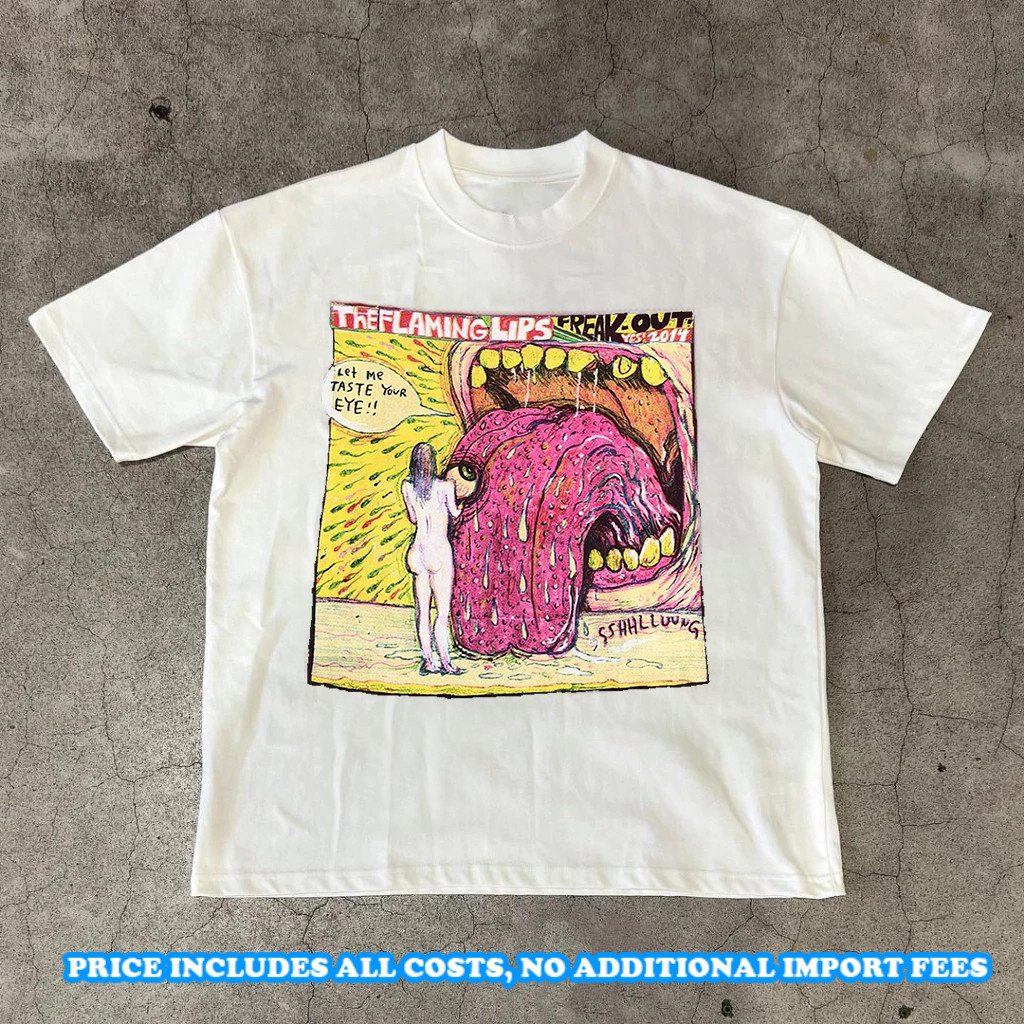 Vintage The Flaming Lips Band Tour T-shirt Size S to 5XL PA229 FREE SHIPPING