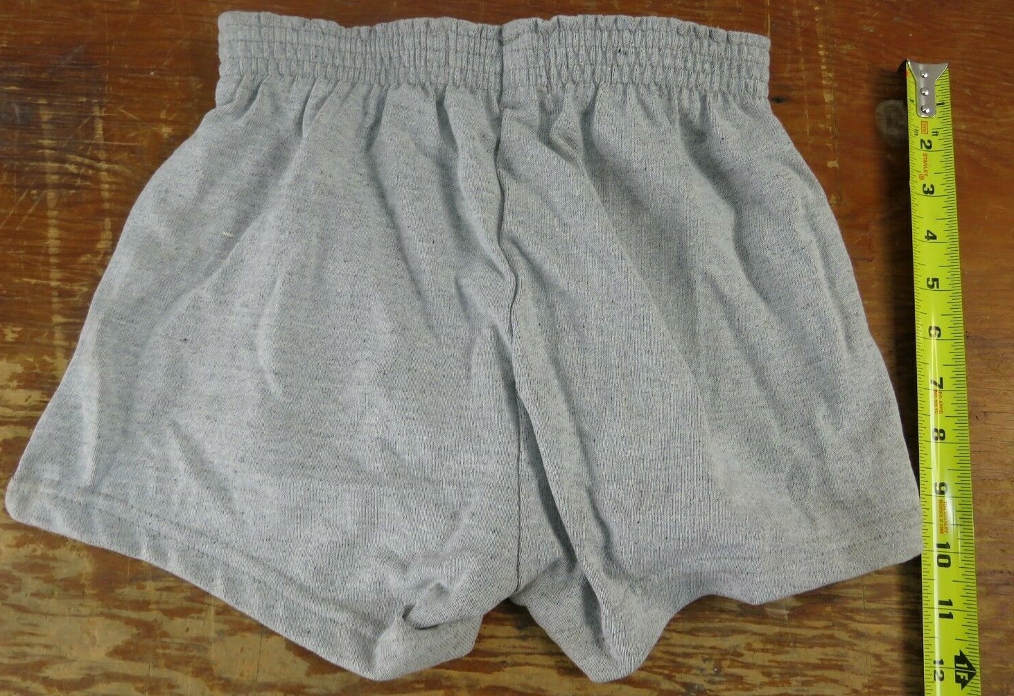 Vintage NOS 70’s Any Wear by Spanjian gym running Shorts Youth Sizing Grey