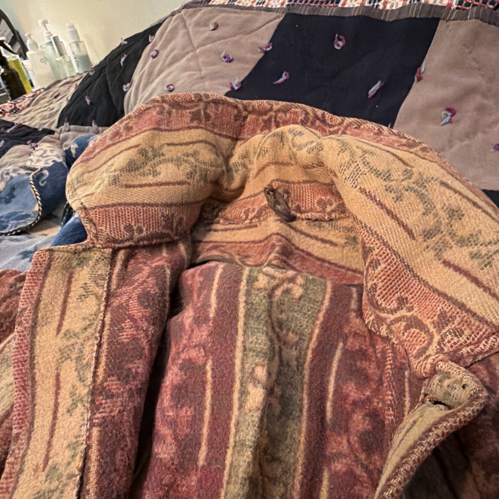 Rare VTG 1940s Hearst His & Hers Wool Blanket Robe Set Art Deco Couples