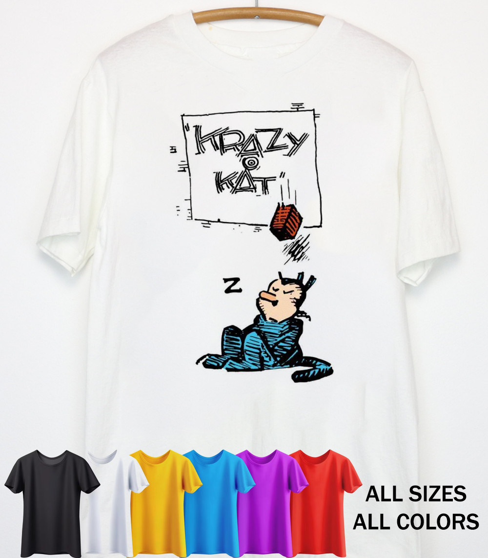 Krazy Kat NEW T-shirt short sleeve All sizes S-5Xl unisex Adults shirt XY83