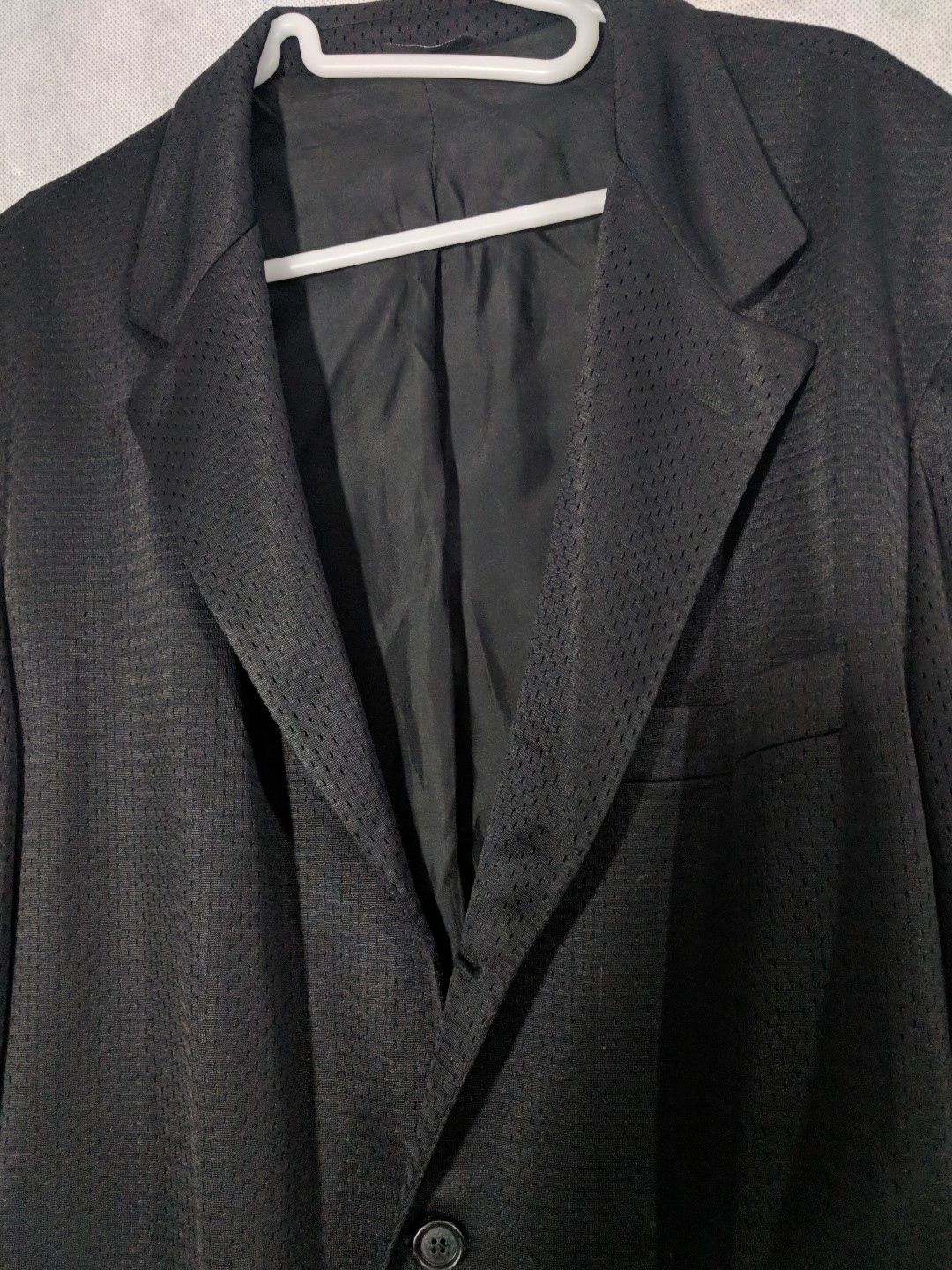 Moschino Cheap and Chic Archive Vintage 90s Sport Jersey Mesh Blazer Size 52