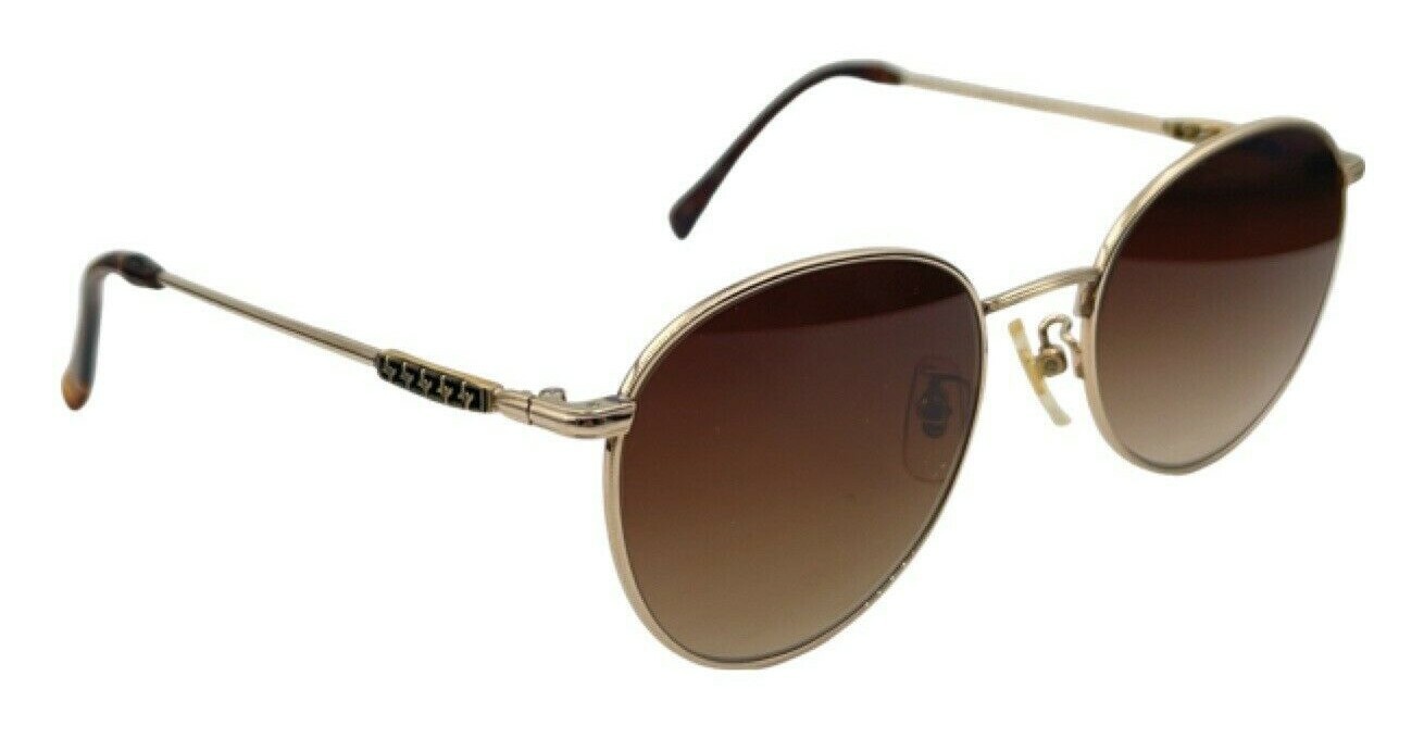 Vintage Renoma Ralph Paris 25-9109 Gold Oval Sunglasses Japan W/ NEW LENSES