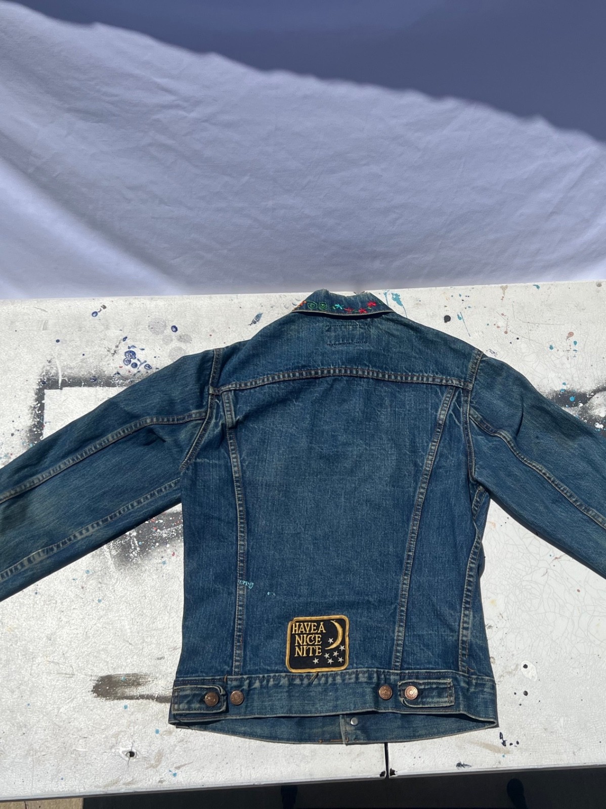 70s Levi’s Big E Custom Embroidered Denim Jacket