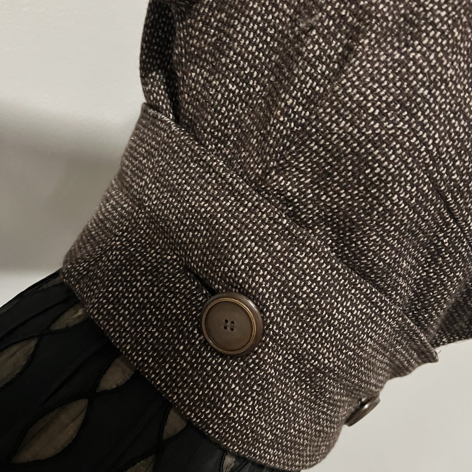 1950s Christian Dior New York New Look Brown Wool Rare Vintage Antique Jacket