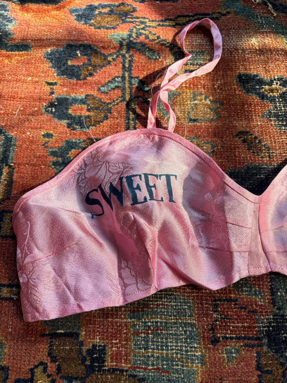 Vintage 1940s WWII Souvenir Sweetheart Lingerie Box Gift Pajamas Robe Slippers