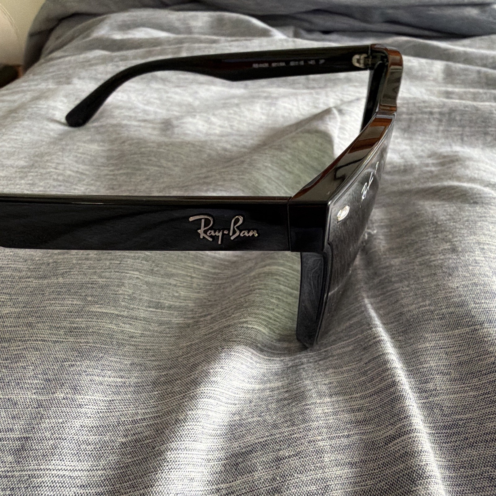 Ray-Ban RB4420 Polarized Wayfarer Sunglasses Black Frame/Black Lens 145mm