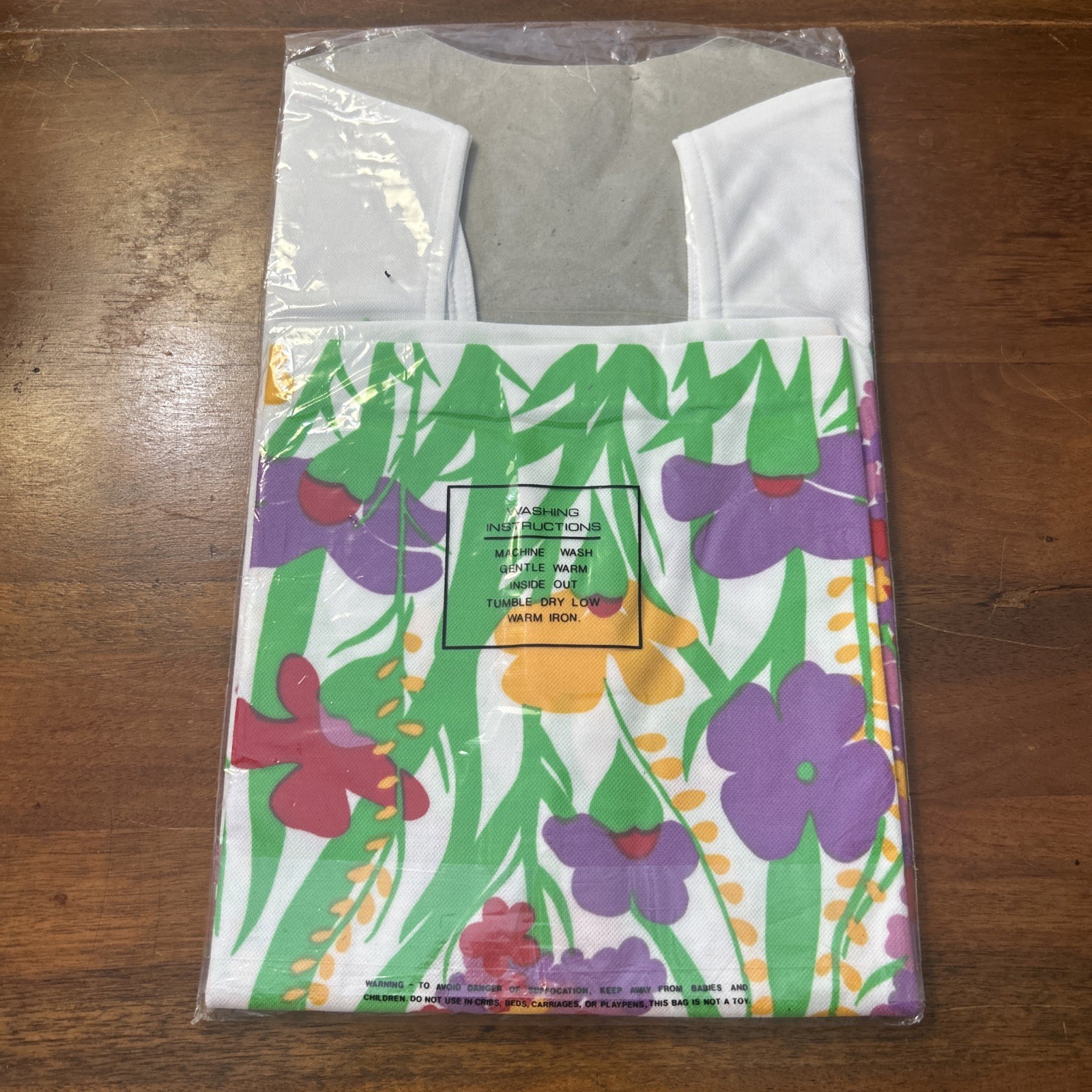 Vintage 1970s Sleeveless Size Large Shirt New Old Stock Original Tag Polyester