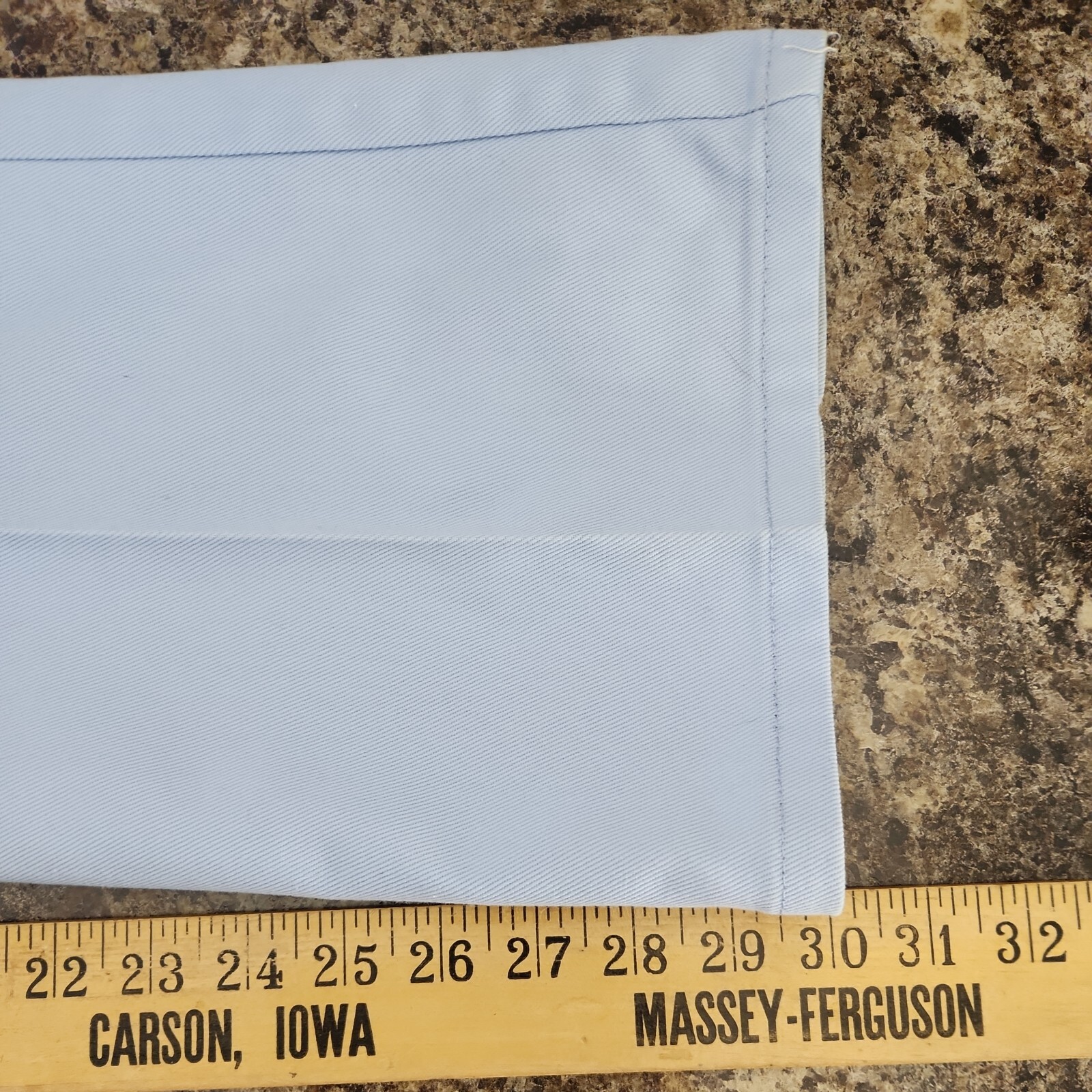 Vintage JCPenney Plain Pocket Pants 36 31 Polyester Cotton Blend Light Blue