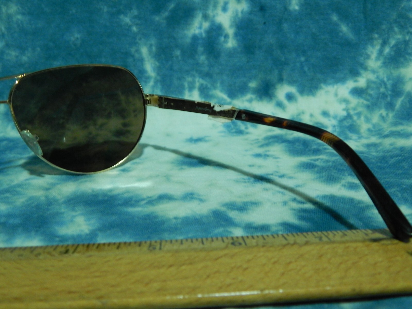 Maui and Sons 100% UV Protection Polarized Aviator Sunglasses Vtg Shades 😎