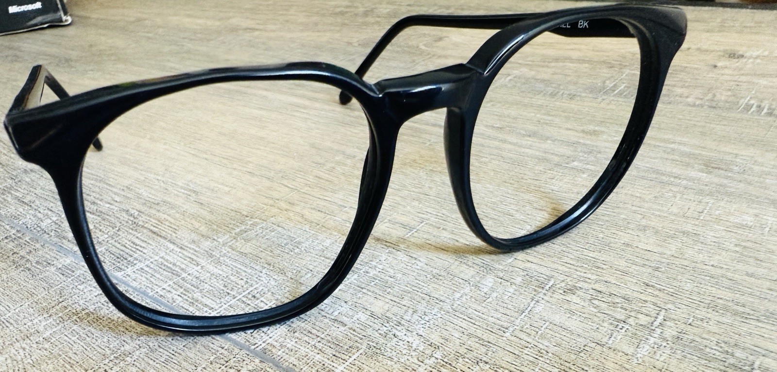 Vintage SRO Ivy Hall Eyeglass Frames Black 145mm America