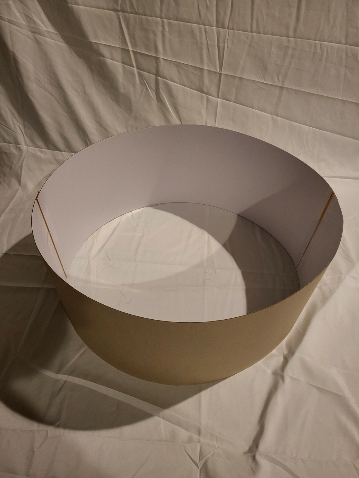 Large hat box pink with Clear PVC Top