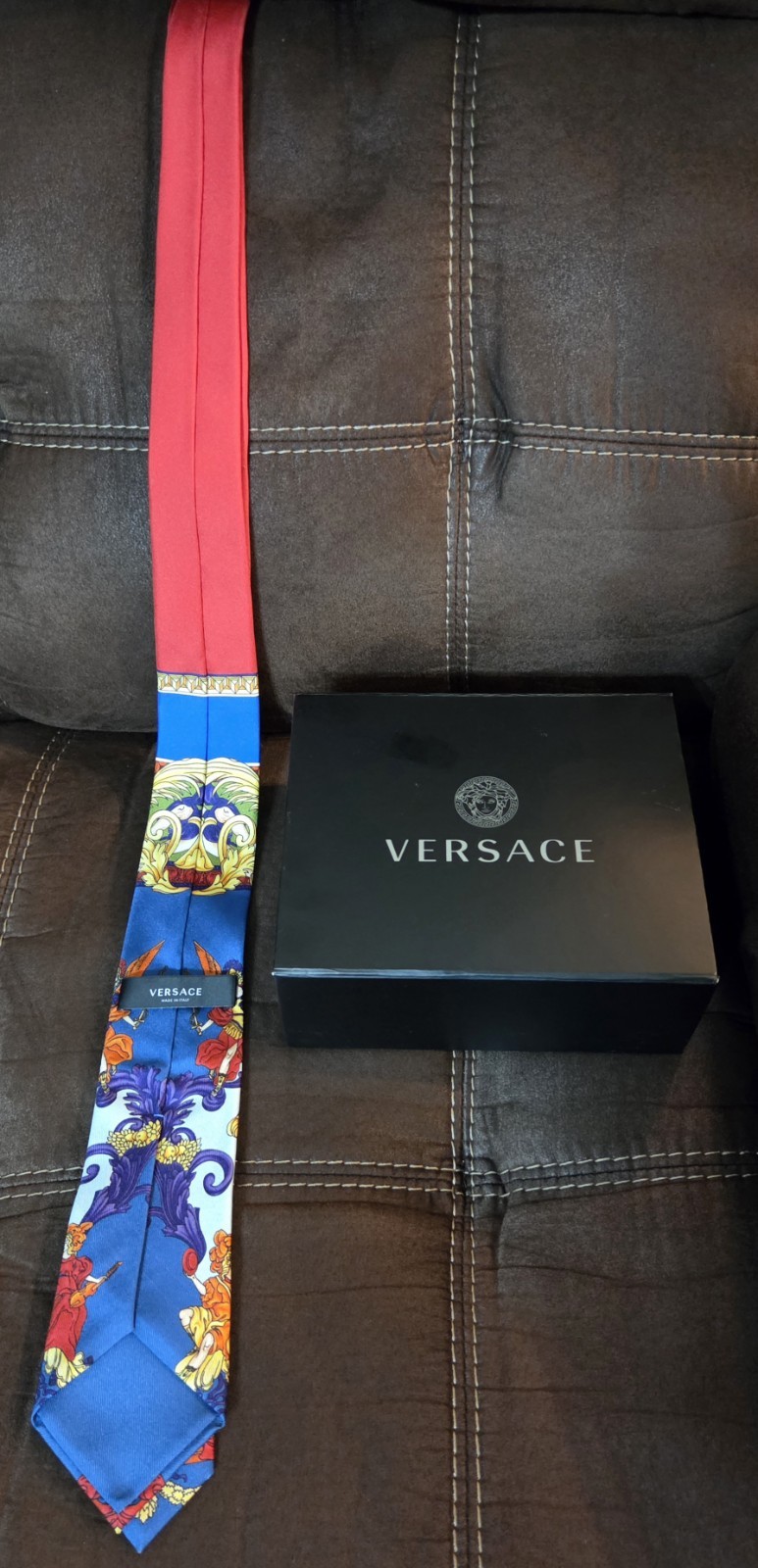 1990s Very RARE Vintage Gianni Versace Multicolor Silk Tie!❤️