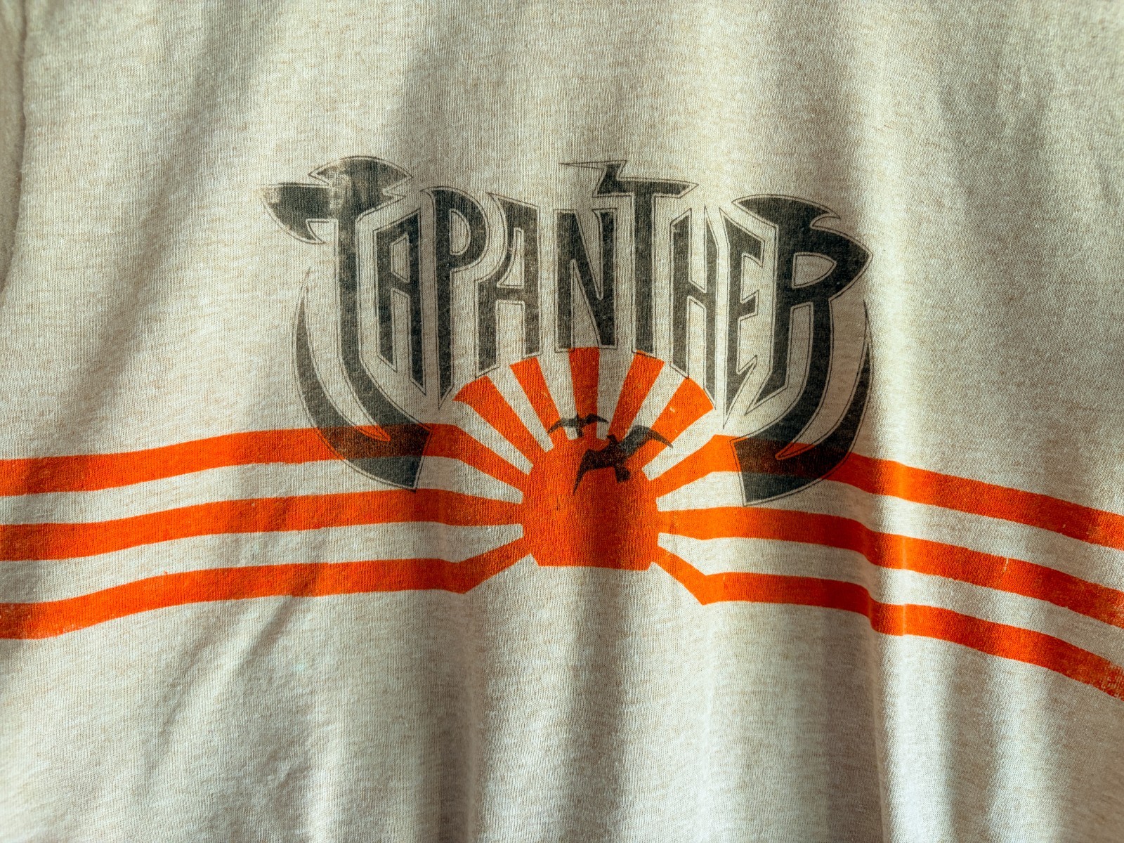 Vintage Early 2000s New York Band Japanther Beige Tee – S / XS