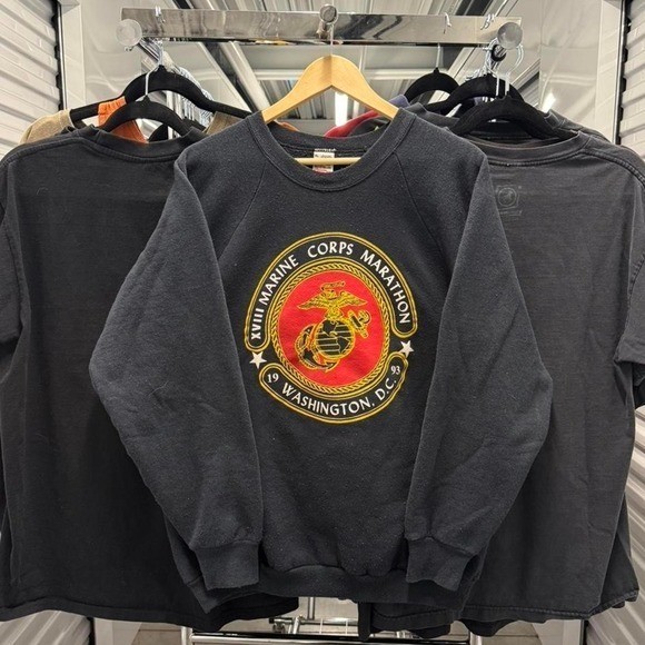 Vintage 90’s United States Marine Corps Fruit Of The Loom Crewneck Sweater