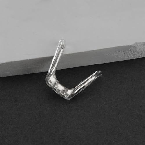 2Pcs Eyeglass Saddle Bridge Silicone Metal Core Nosepads U Shape Silver