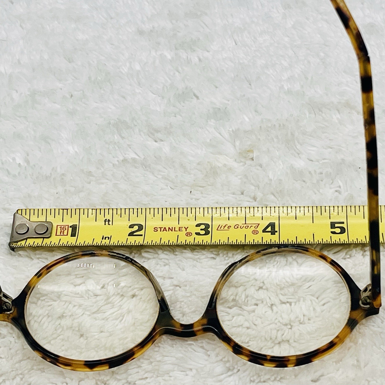 Vintage Page & Smith Eyeglasses Handmade in England Round Panto Frame 1960 1970s