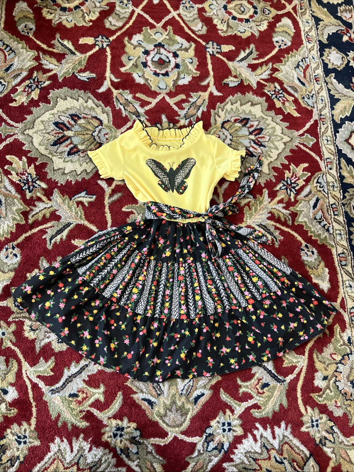 Vintage 60s 70’s Sz 6 Dress Girls MCM Everyday Party Brady Bunch Retro LOT of 3