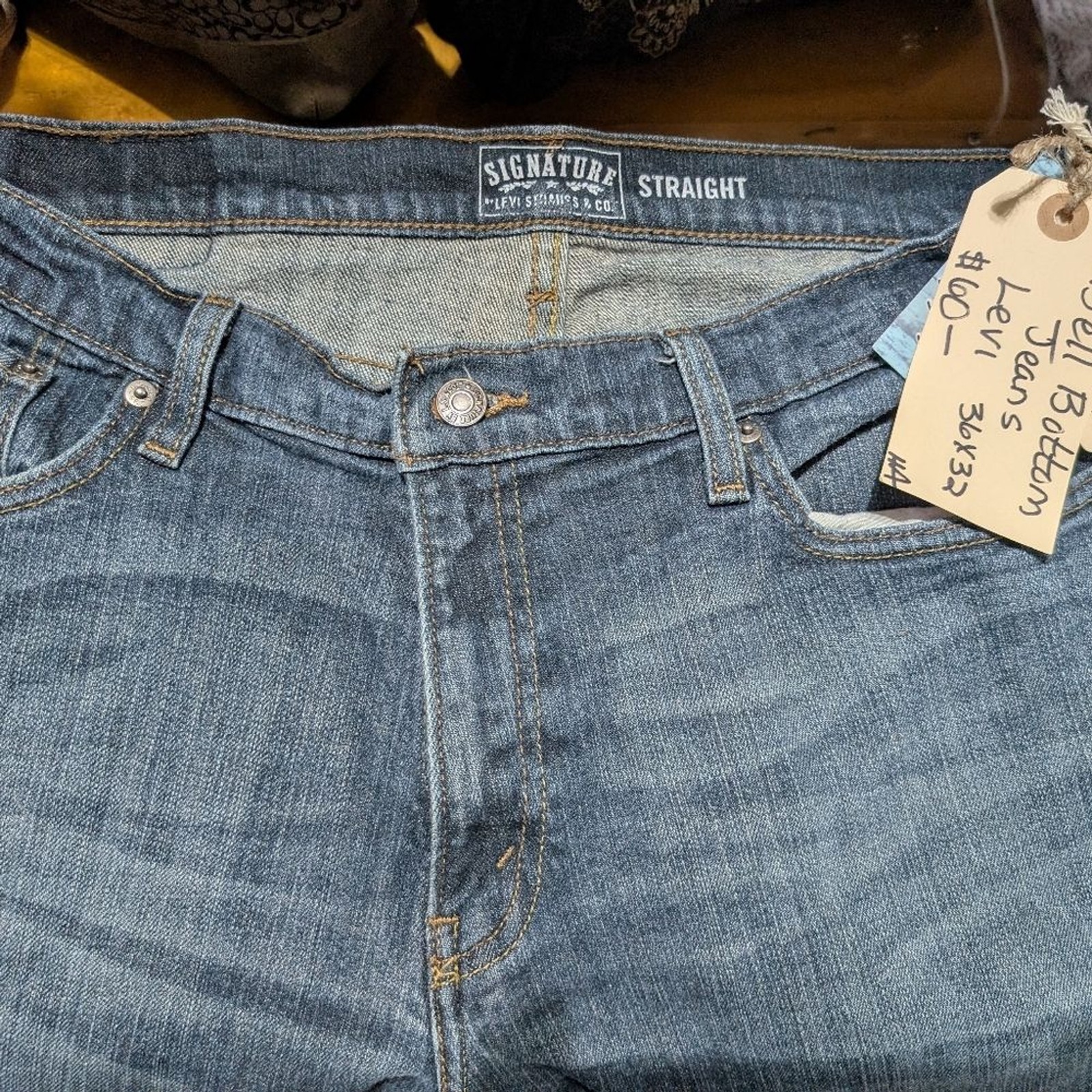 Bell Bottom Jeans With Quilt Inserts