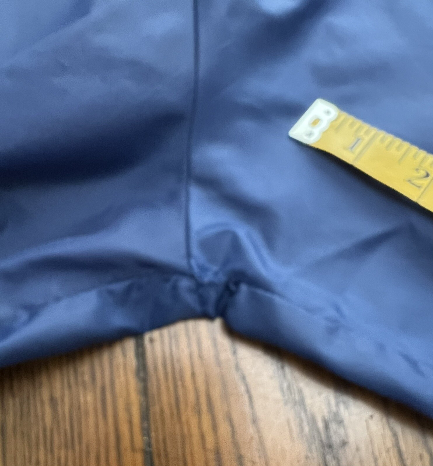 Vintage Bermuda Rider Jacket Nylon Waterproof Full Zip Hooded Blue Med OR Tan Sm