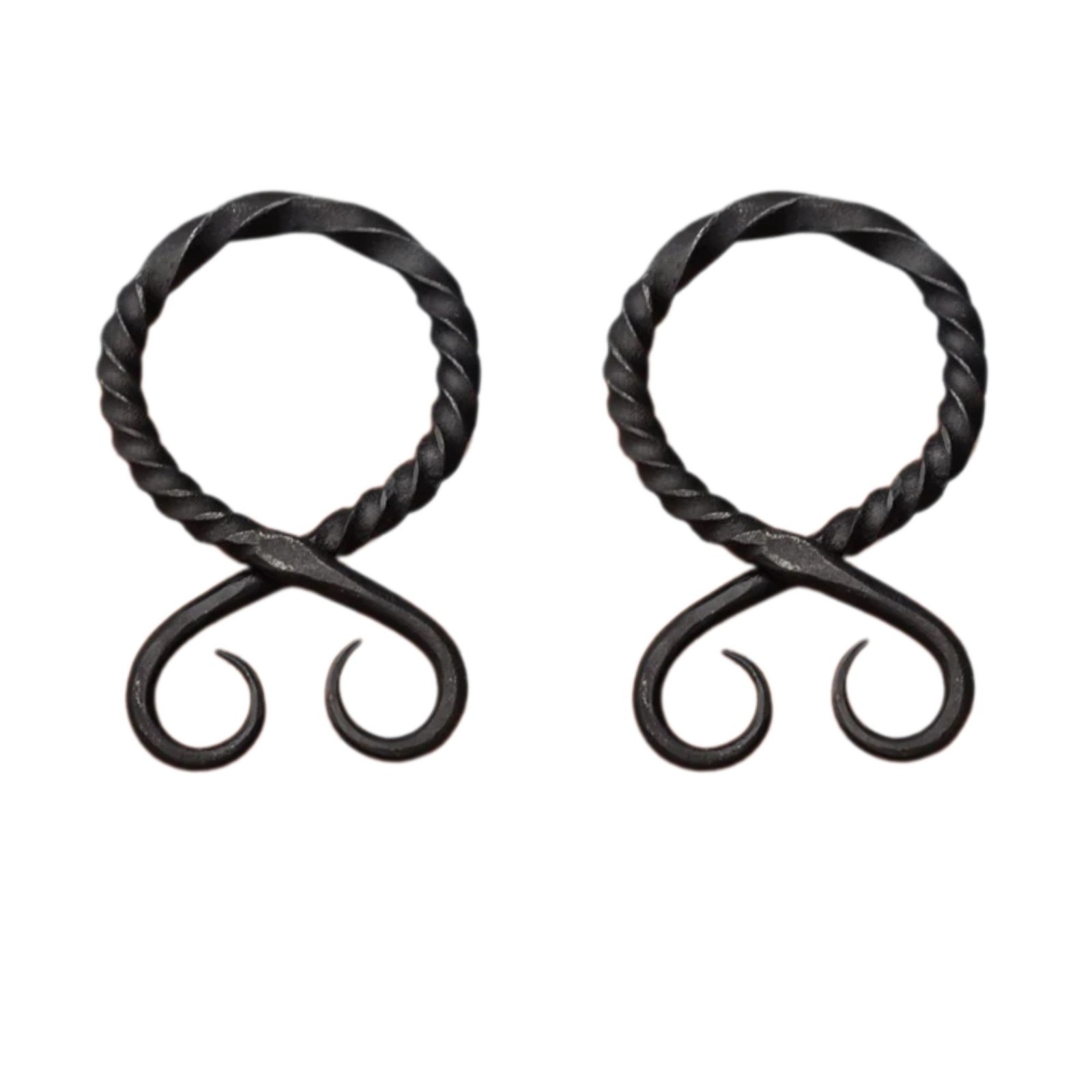 Viking Troll Cross Belt Buckle Hand Forged Iron Norse LARP Costume