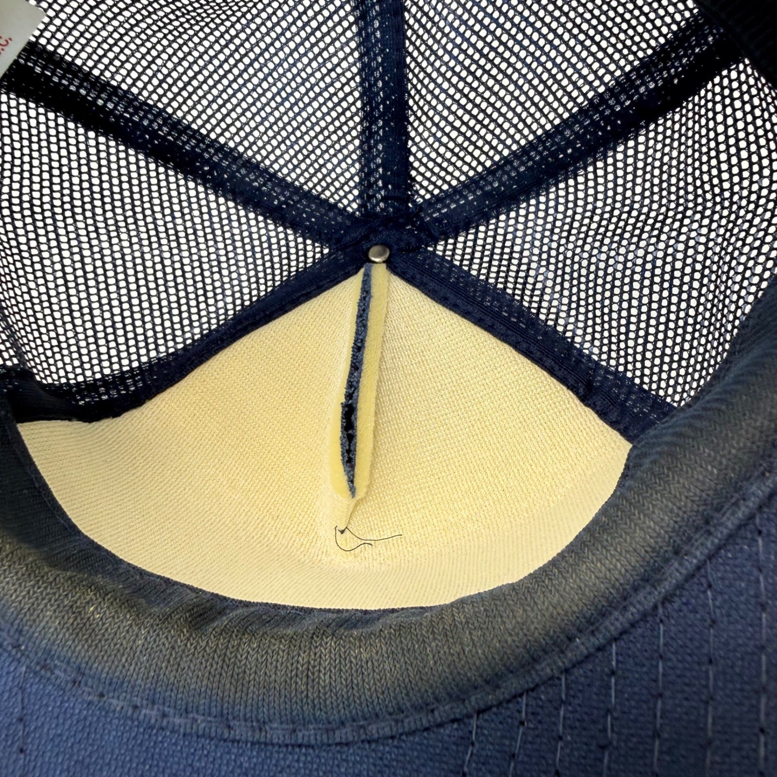 Vintage AFP American Fleet Parts Fram Trucker Hat Navy Blue Mesh Snapback Cap