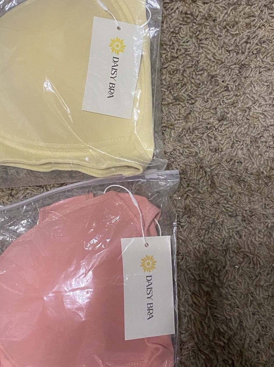2 NEW Daisy Bras Cotton Front Snap 2XL