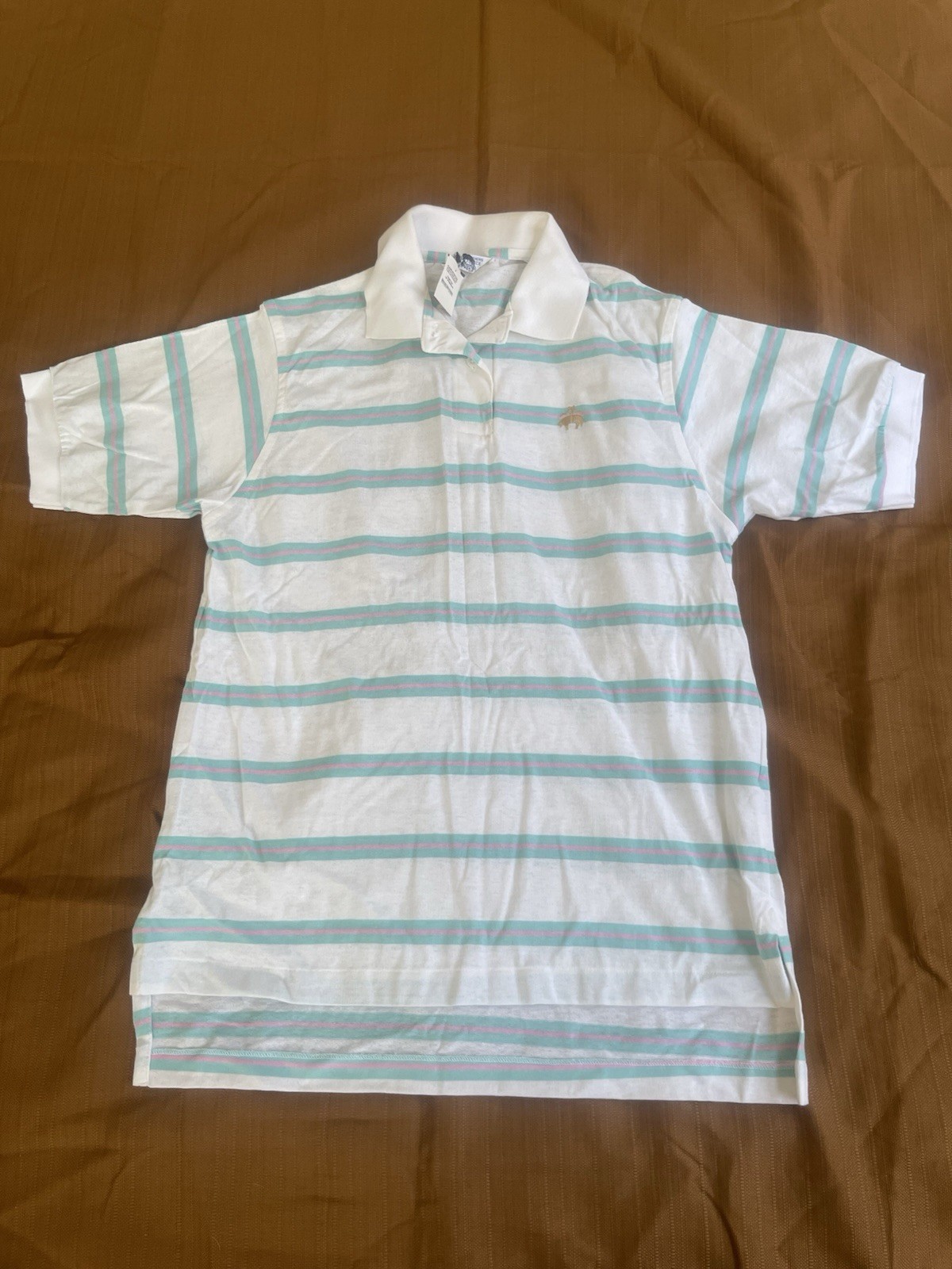 VTG brooks brothers striped Polo shirt usa Size S Pls See Photos & Read Desc.