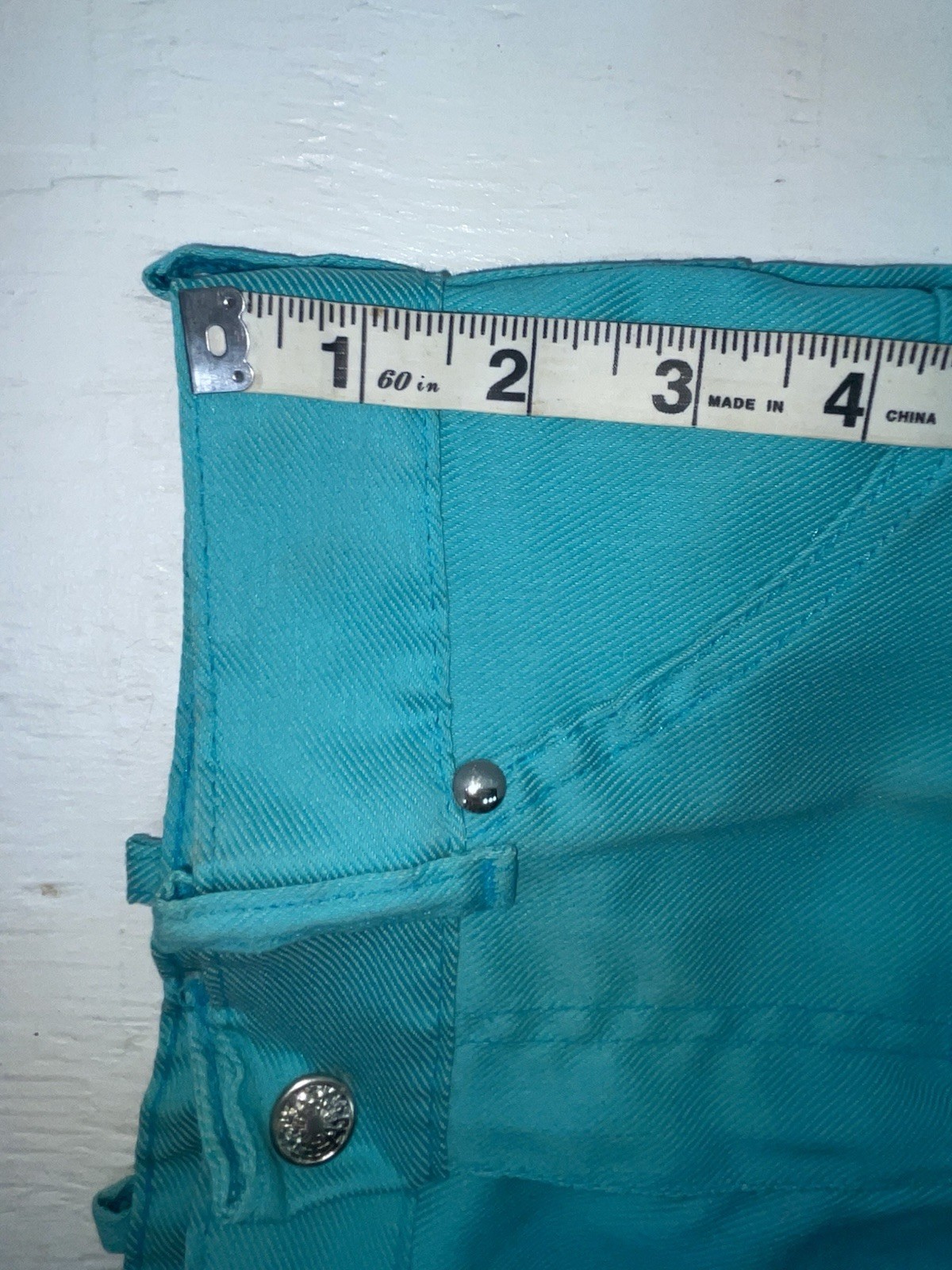 New Vintage Blue Karman Polyester Pants #43204 VV-83