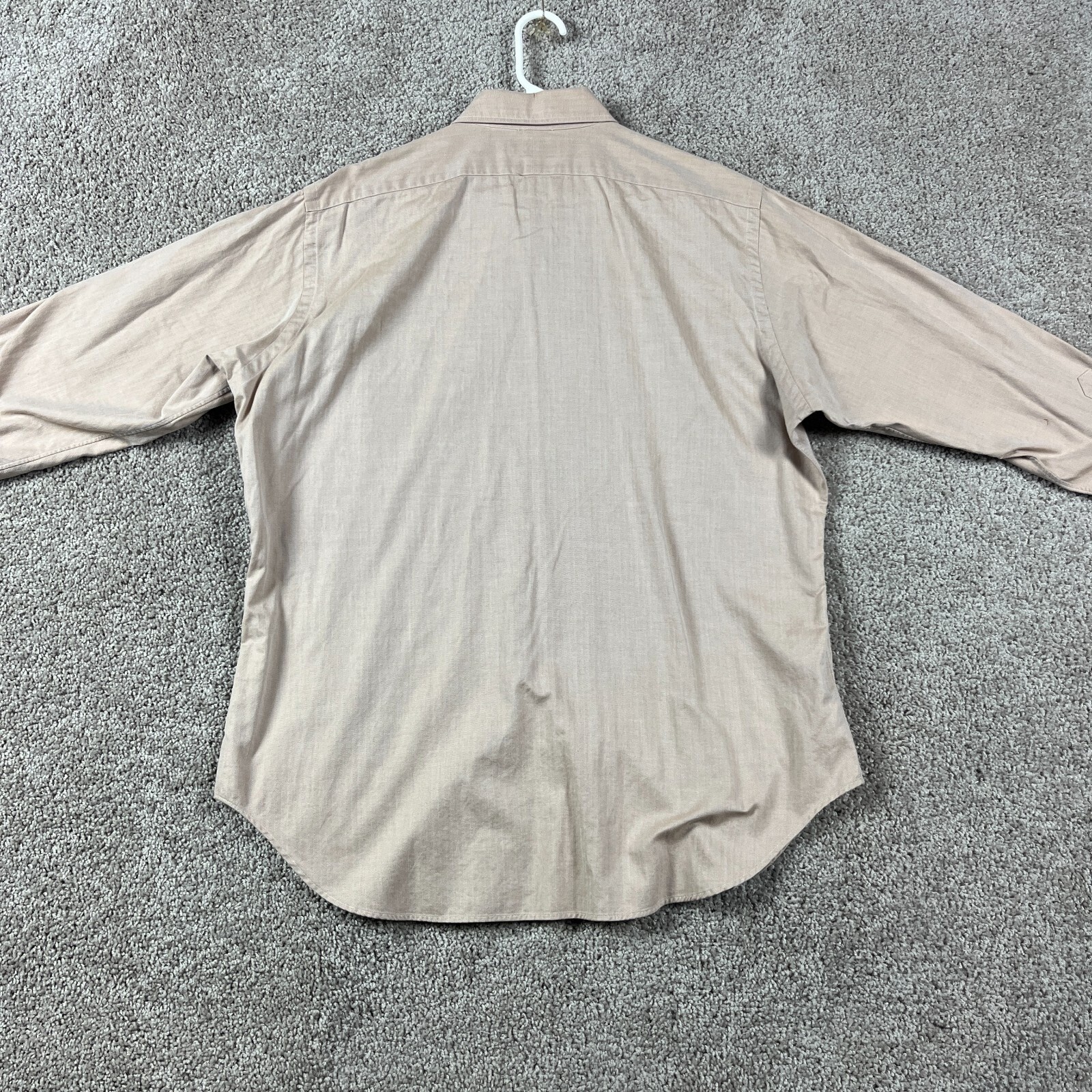 VTG Polo Ralph Lauren Brown Dress Shirt 16 32/33 Classic Fit Long Sleeve Andrew