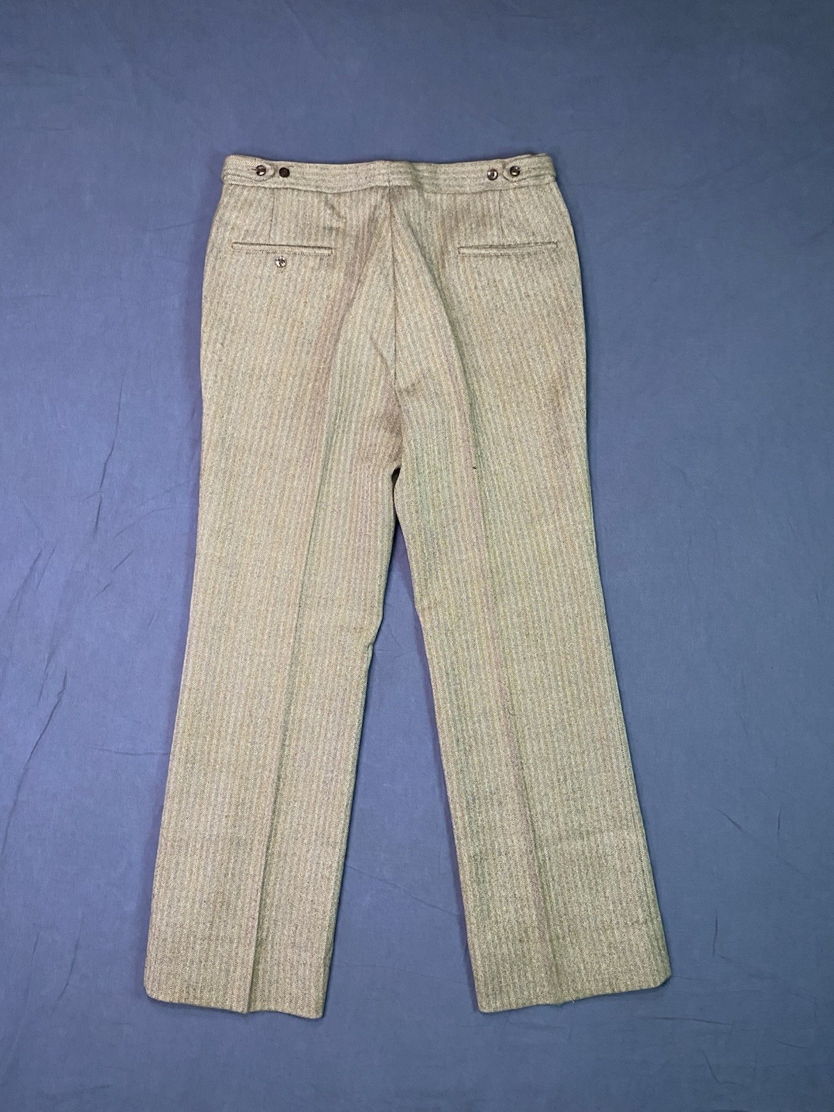 Vintage 3pc Suit Mens 41 Wool Herringbone Rich’s Regent House Made in USA