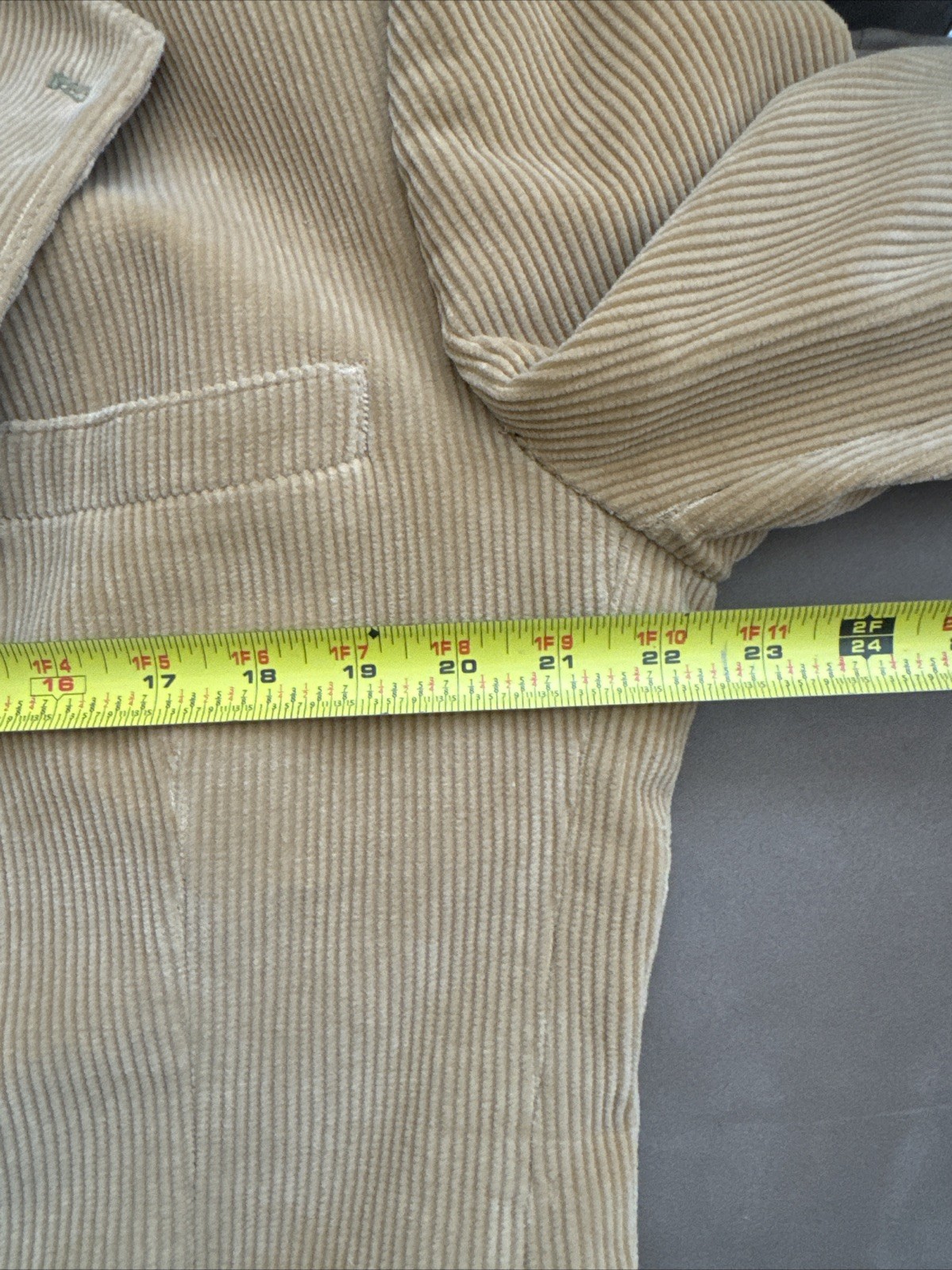 Vintage Corduroy Blazer Coat Made In Romania
