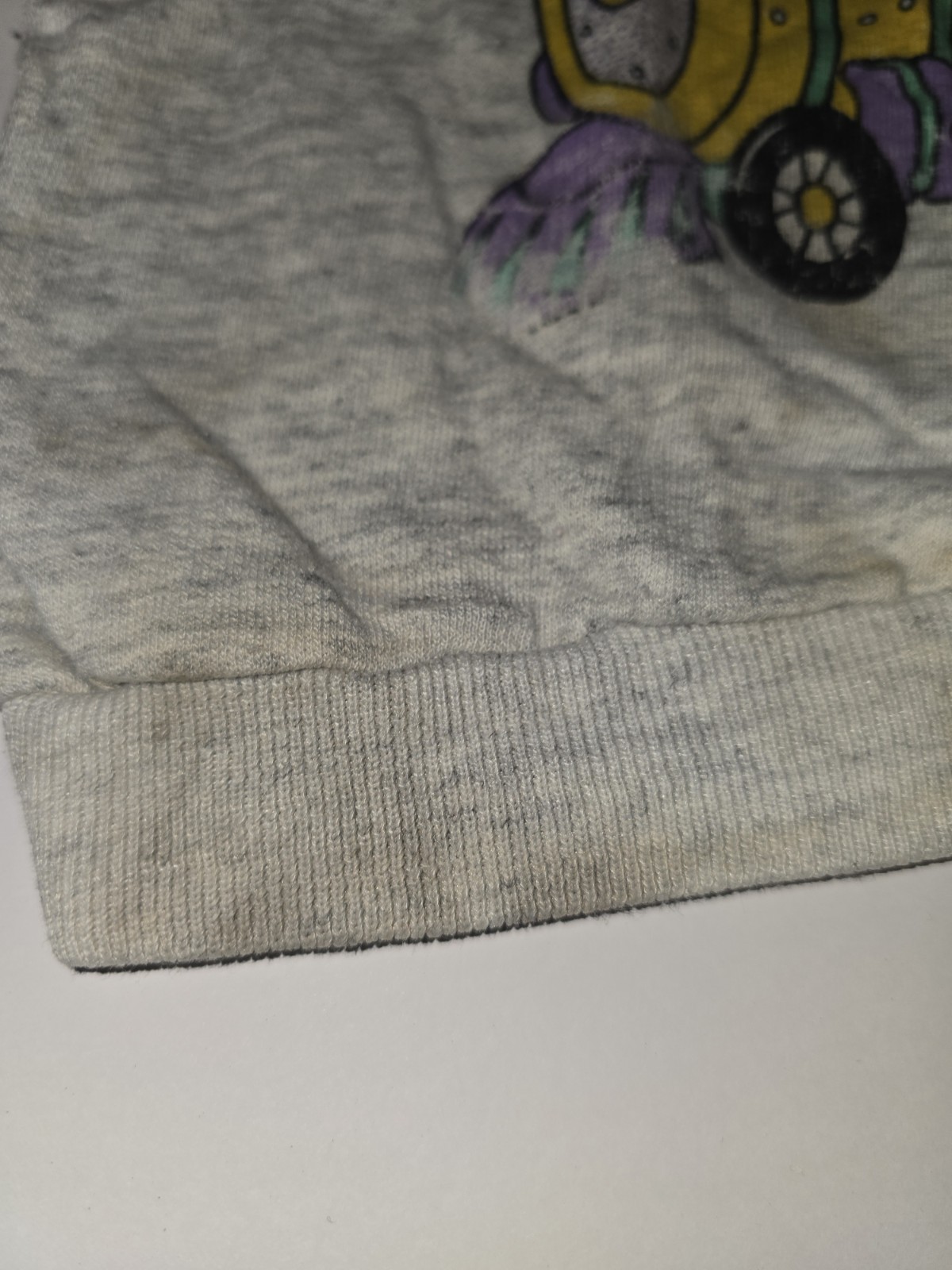 1992 Vintage Barney White Sweater Kids Size 4T #71