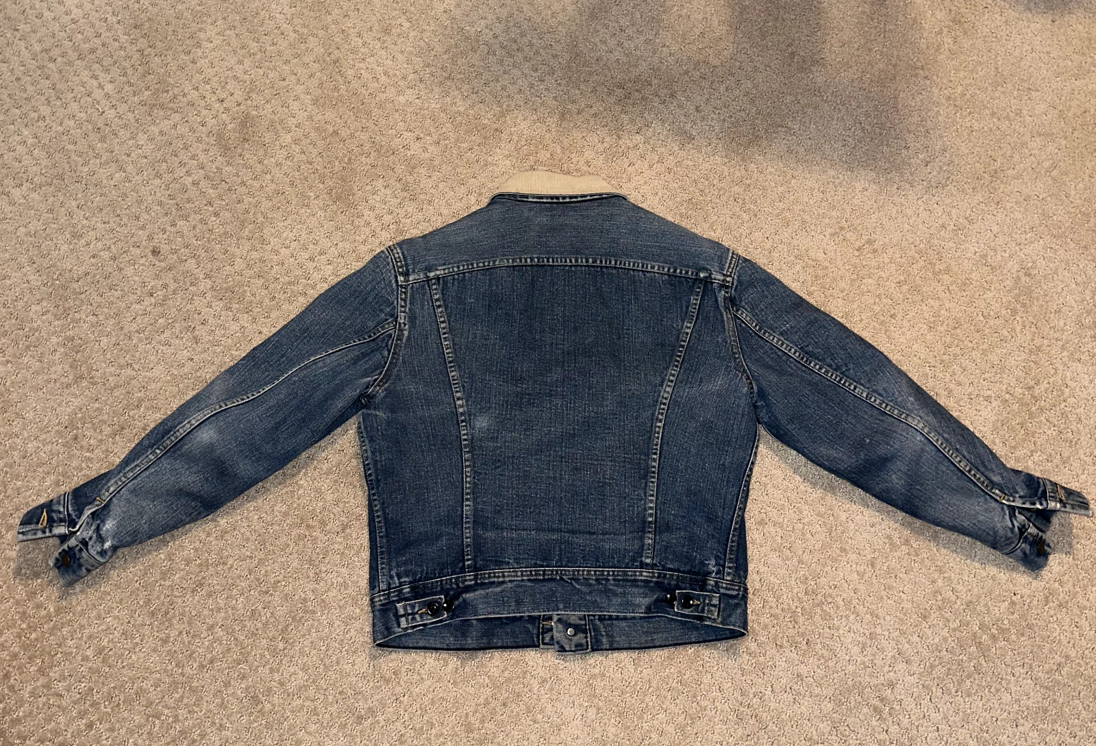 Vintage LEE STORM RIDER Denim Jacket Mens M True Vintage Blanket Lined 1970s USA