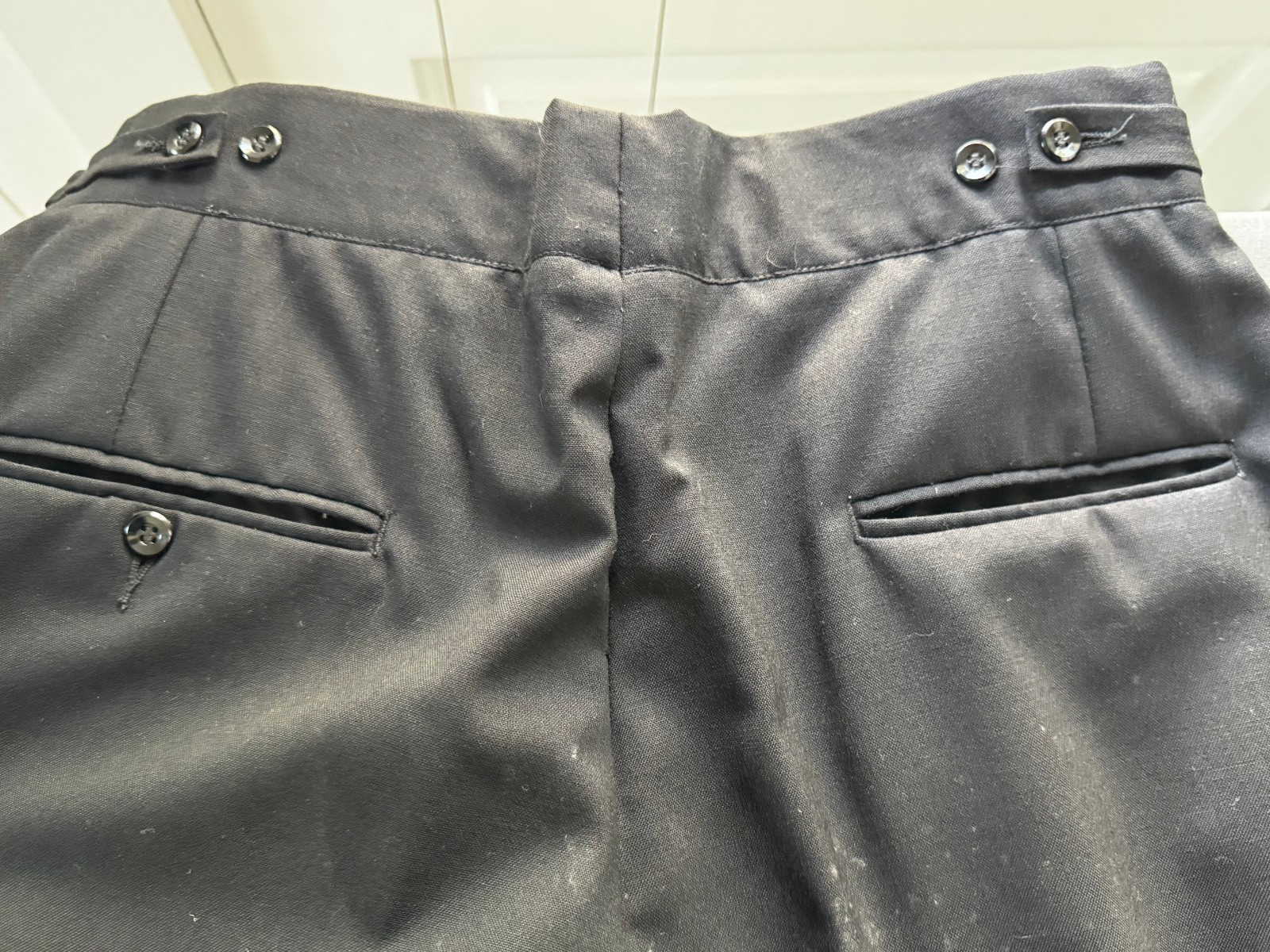 Vintage Palm Beach Formals Union Made Black Tuxedo 39R Jacket 33×30 Pants USA