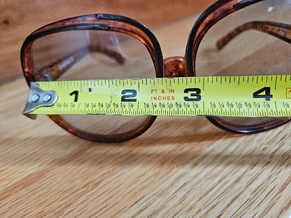 Vintage Renauld of France Oversized Tortoiseshell Sunglasses Retro Glam Jackie O