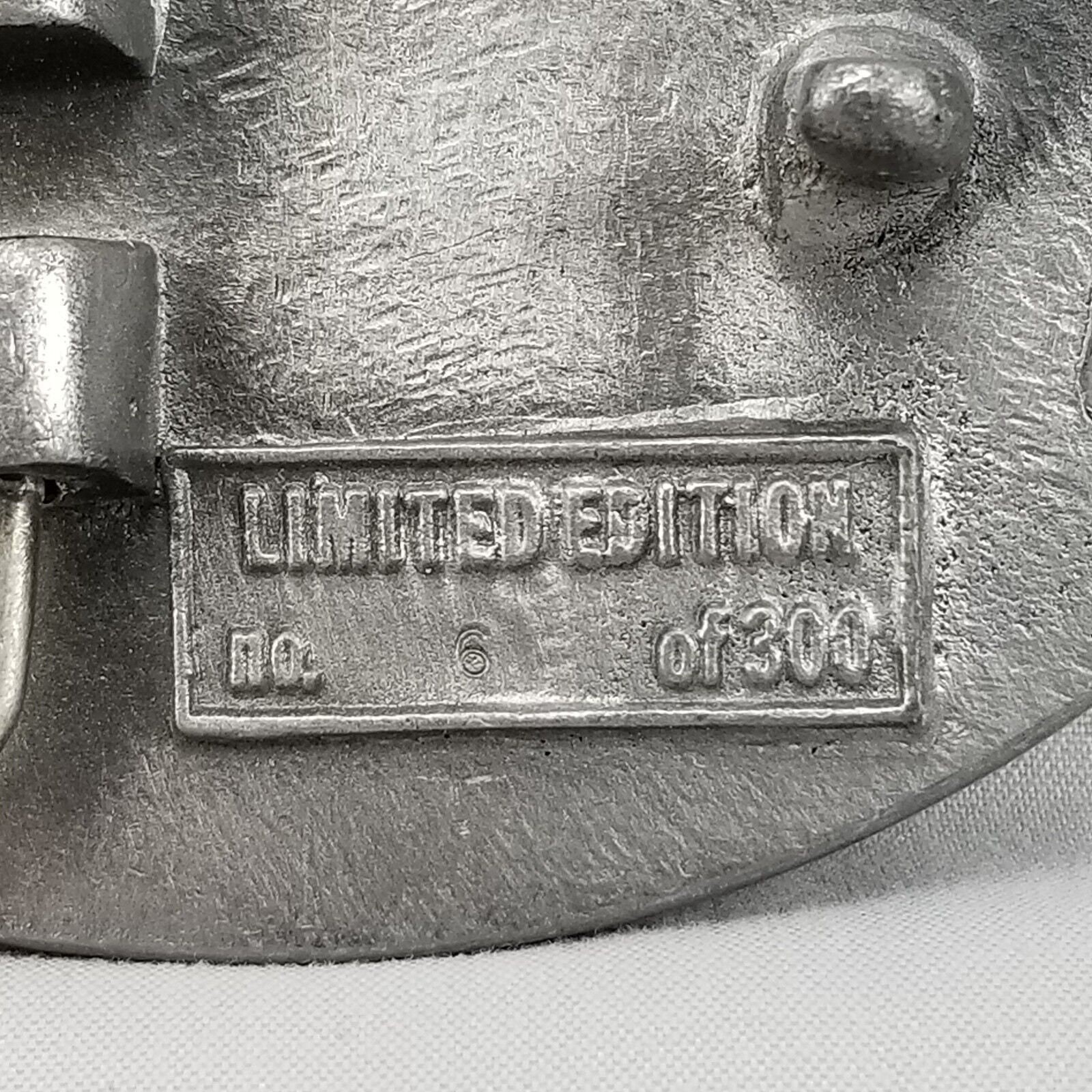 Vintage Belt Buckle 1986 Underground Overhead Metering School Garden City Kansas