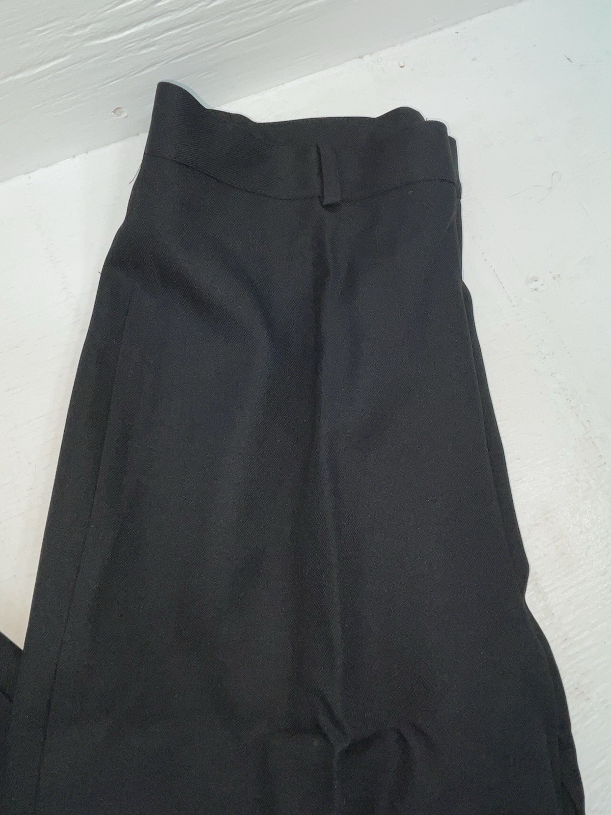 New Vintage Black Polyester Pants #L10 ZZ-9