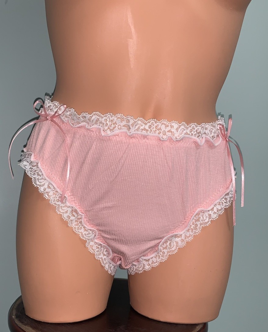 NEW SOFT Stretch XL 8 Hi-Cut Bikini Ribbed Panties Lingerie Panty