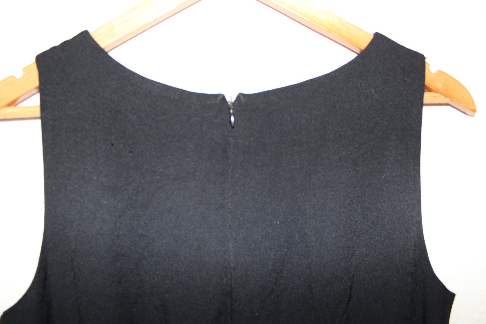 Vintage 90s Lois Snyder Dani Max Sheath Dress Black Sleeveless LBD Minimalist 10