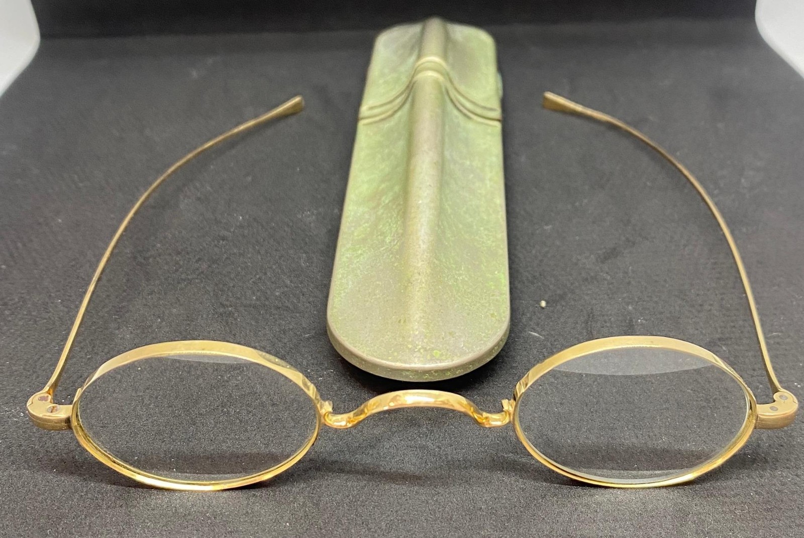 14k Yellow Gold Julius King Glasses #16 in Original Case