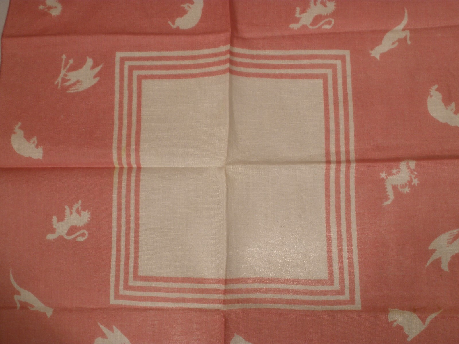 Vintage Handkerchief of United Kingdom Countries