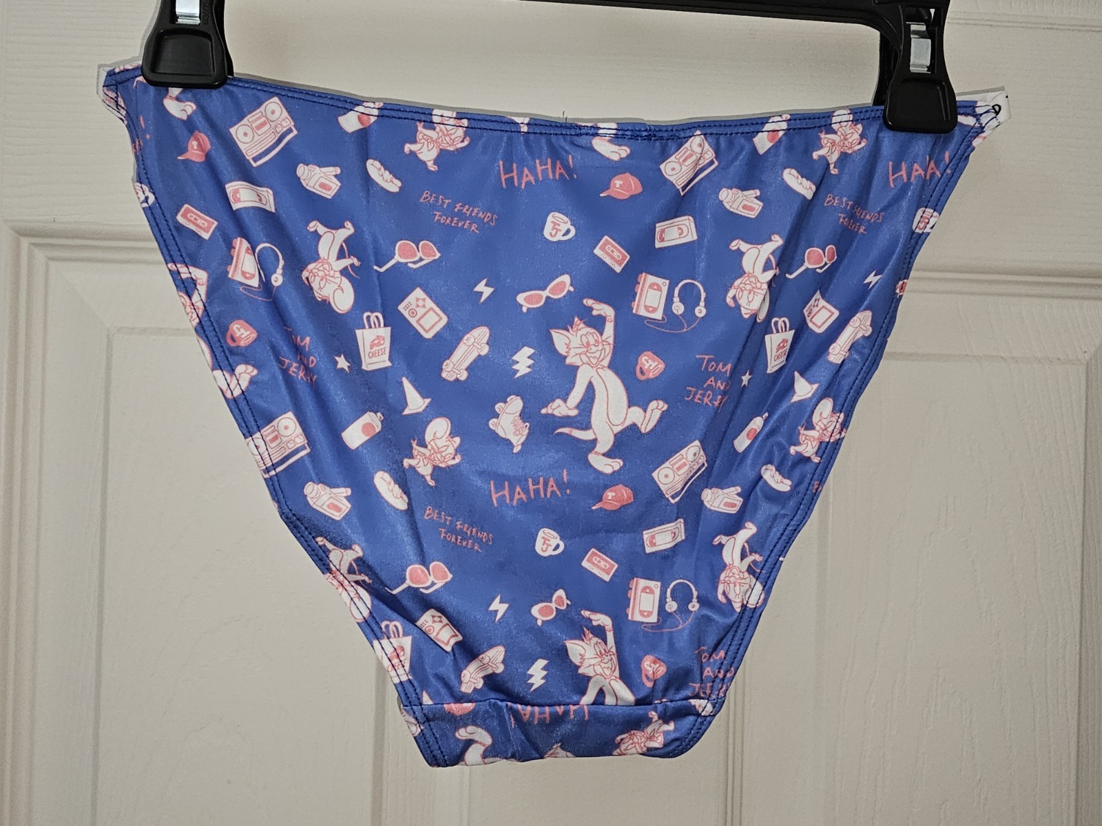 Vintage Cartoon Super Soft String Bikini Panties. Size Large