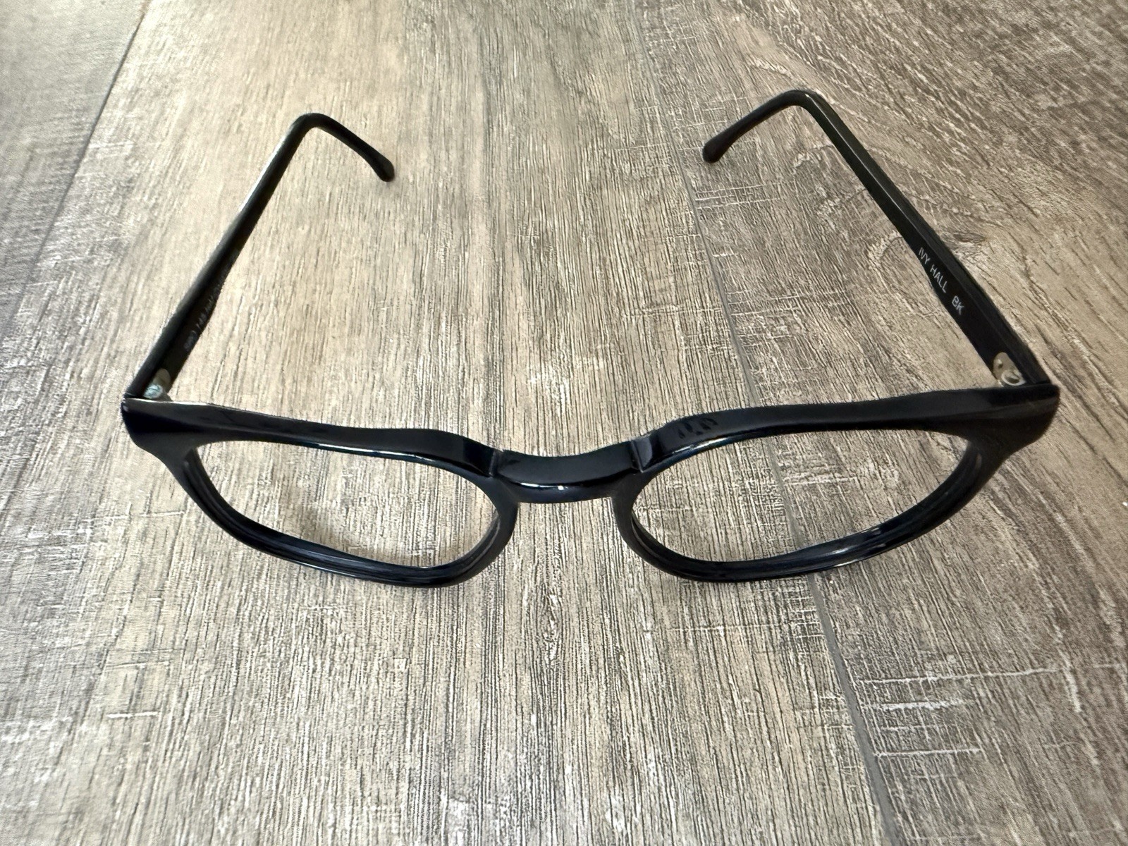 Vintage SRO Ivy Hall Eyeglass Frames Black 145mm America