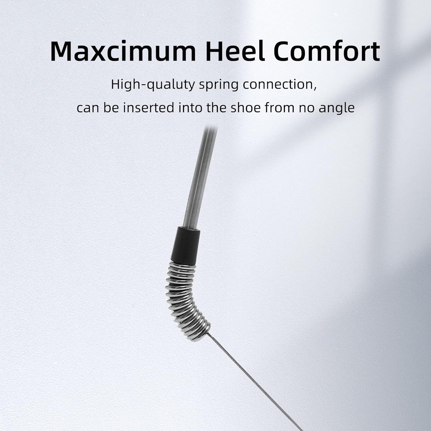Extendable Shoe Horn Long Handle for Seniors, Twist to Lock, 16″ to 31″Ad