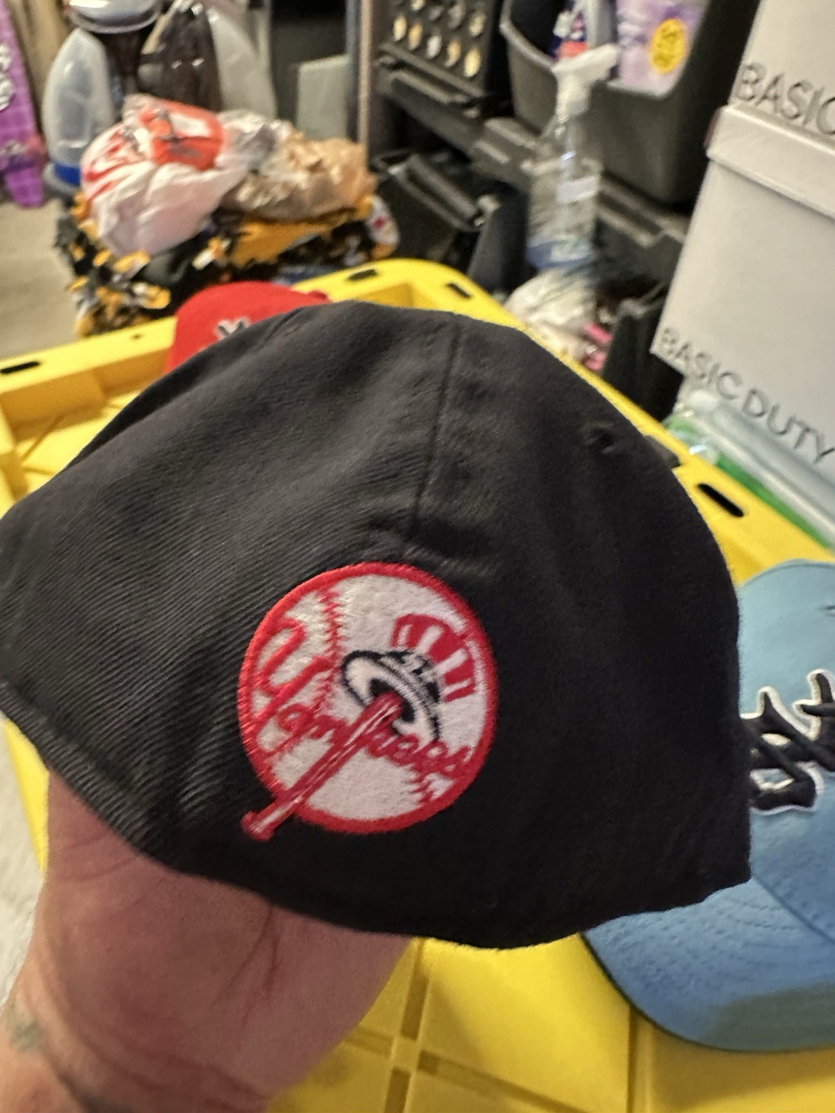 New Era 59FIFTY New York Yankees 90’s Hat Kanji 7 1/4 Vintage Pre Owned