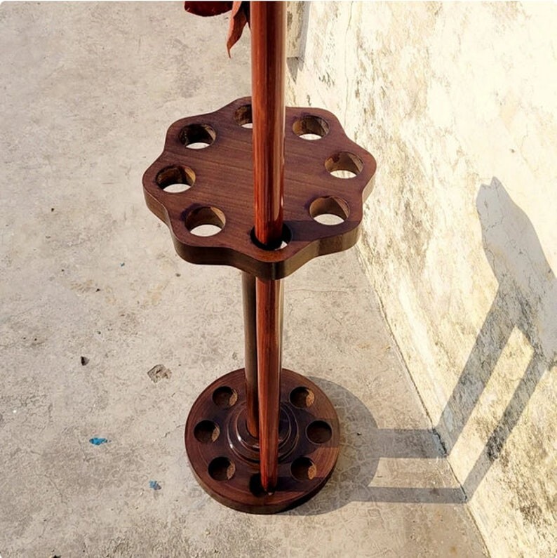 New Wooden Walking Stick Rack Stand For Canes Handmade Designer Home -Decor Gift
