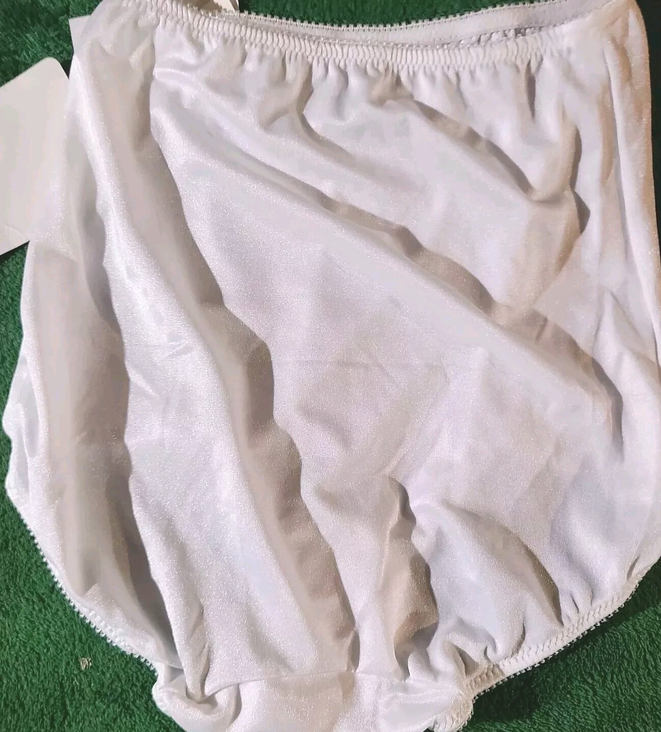 NEW VTG. JC PENNY ADONNA TAILORED STRETCH SATIN BRIEF LIGHT CONTROL SIZE MEDIUM
