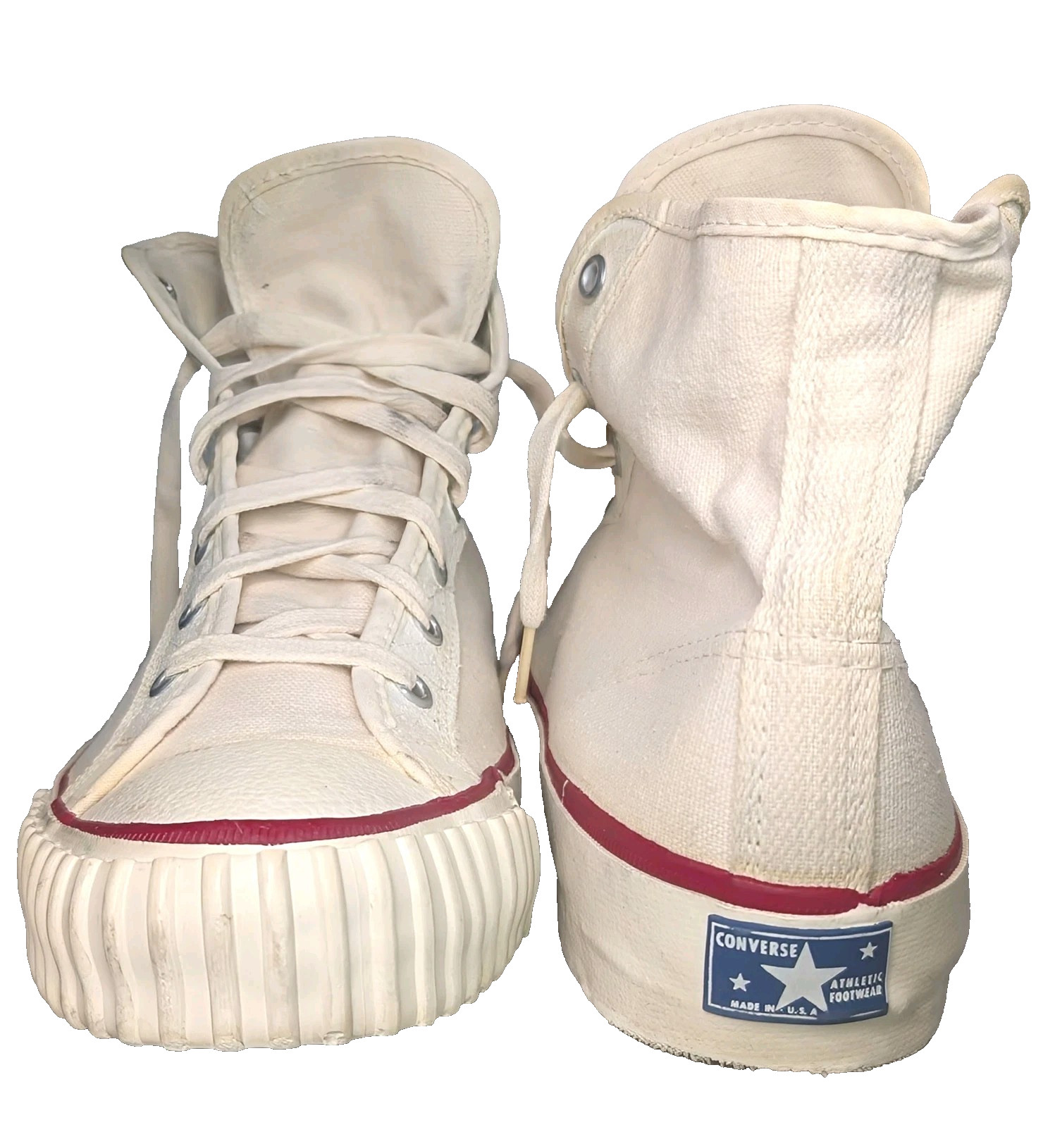 Converse Athletic Shoes Men’s USA Ribbed Toe Soft Cushion Arch Hex Soles 8.5
