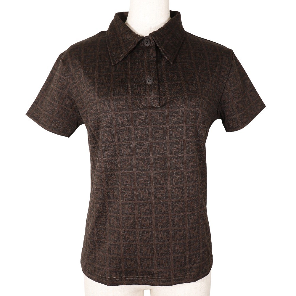 Fendi Zucca Rayon Polo Shirt – DUTY FREE